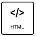 HTML Widget Icon